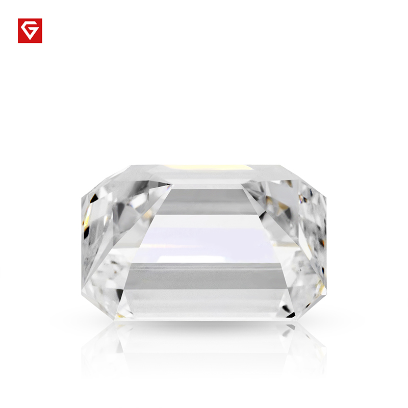 Loose Diamond CVD White color Polished Diamonds Lab Grown With IGI Certificate Emerald brilliant cut CVD Diamond