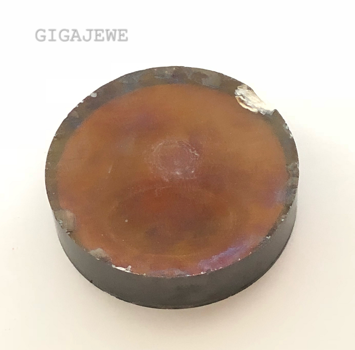 GIGAJEWE Synthetic Moissanite Sic Crystal Golden Color Ingot Gemstone Raw Material Diamond Rough