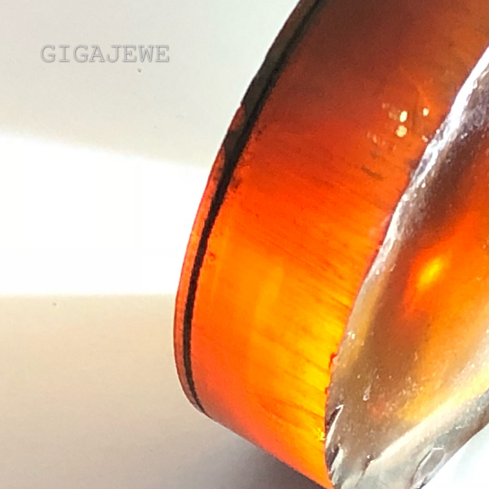 GIGAJEWE Synthetic Moissanite Sic Crystal Golden Color Ingot Gemstone Raw Material Diamond Rough
