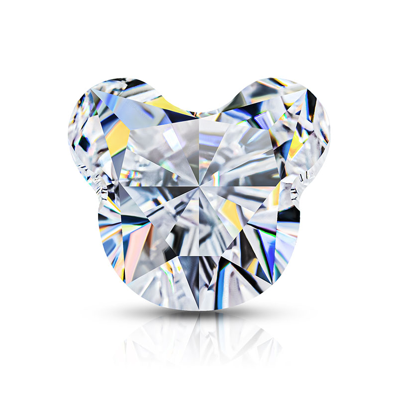 GIGAJEWE White D Color Best Hand cutting koala Cut Moissanite Stone Loose Synthetic Diamond with Certificate