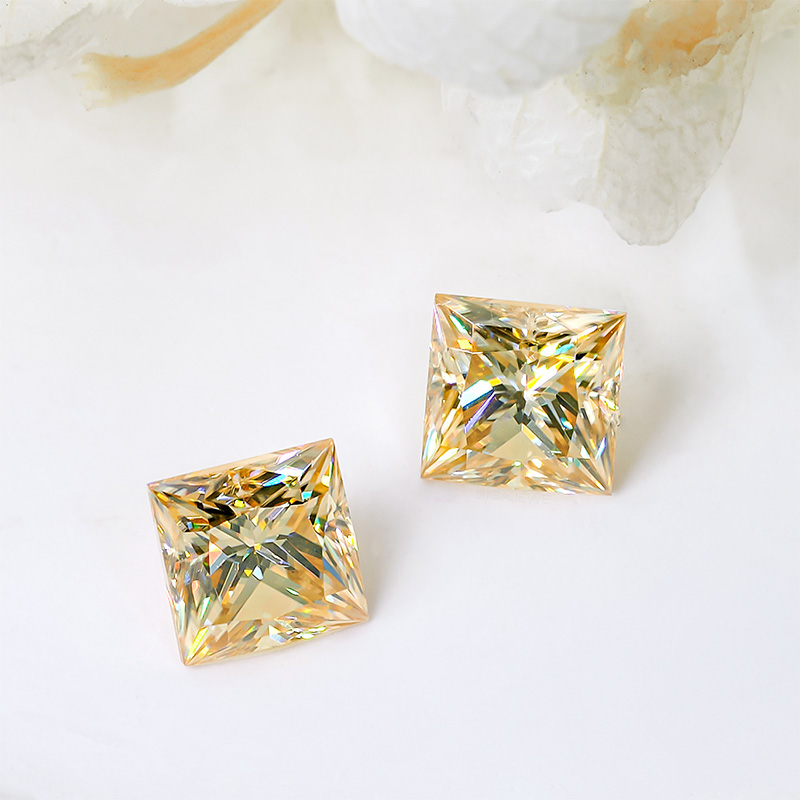 Champagne-colored moissanite for sale on September Deals