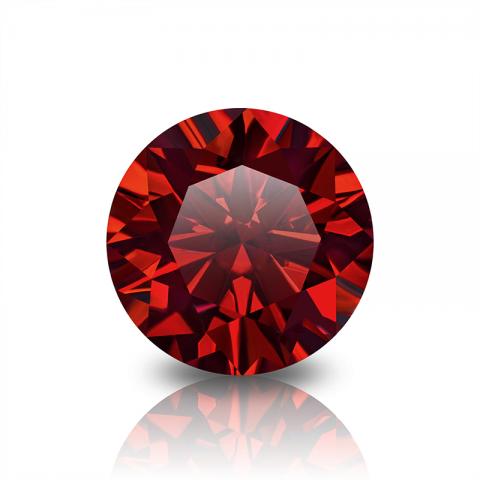 GIGAJEWE Moissanite Round Cut NovaColor Luxury Red Color VVS1 Premium Gems Loose Diamond Test Passed Gemstone For Jewelry Making